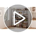 62-Inch Kitchen Bakers Rack with Power Outlets, Wine Storage, and 5 Shelves