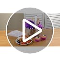 Kids Baking Set with Real Cooking Utensils and Measuring Tools Purple