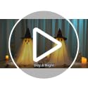 AYGXU 2Pcs Lighted Halloween Ghost Decorations with Remote String Lights