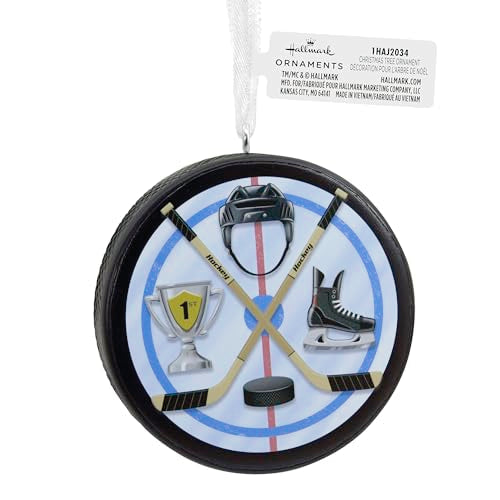 Hallmark Hockey Puck Christmas Ornament (Variation: Hockey) – Hallmark