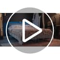 Queen Bed Frame with Storage Headboard, LED Lights & Charging Station