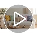 Pallene Faux Fur Throw Pillow Covers 18x18 Set of 2, Cream White Plush Decor