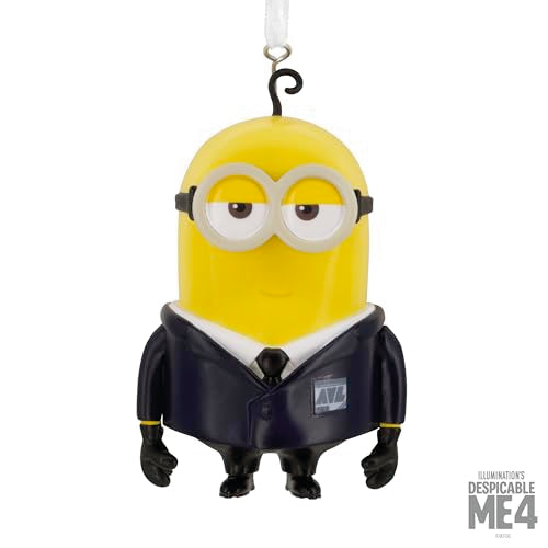 Gus Minion Christmas Ornament - Despicable Me 4 AVL Suit Holiday Decor