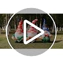Sosation 7 ft Christmas Gnome Inflatable Outdoor Decoration - Cute Gnome