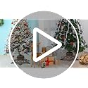 Cast Iron Christmas Tree Stand with Snowflake Base, Fits Up to 6ft Trees