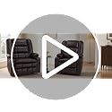 Oversized Dual Motor Power Lift Recliner with Heat and Massage, Dark Brown