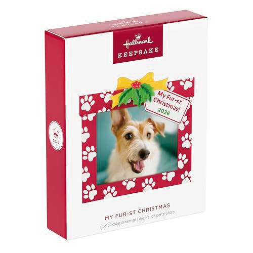 Hallmark Keepsake 2026 My Fur-st Christmas Photo Frame Ornament