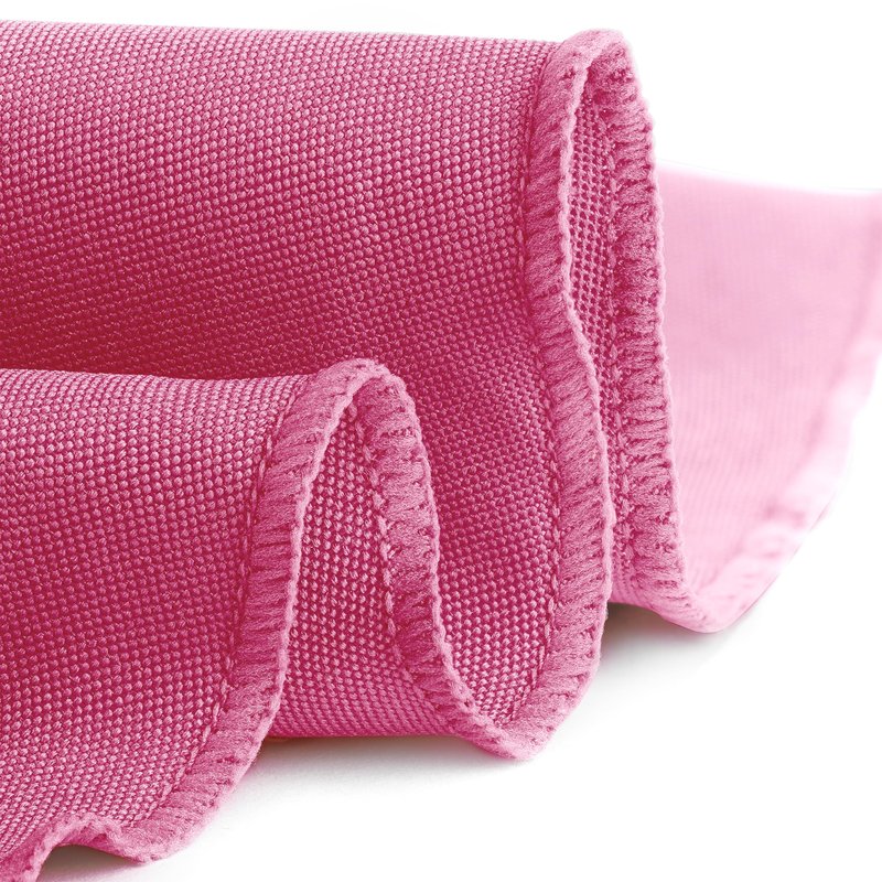 Gee Di Moda Round Tablecloth - 120 Inch Fuchsia Round Table Cloth for 60 to 96 Inch Round Tables - Heavy Duty Washable Fabric - for Buffet Table, Holiday Party, Dinner, Wedding & Baby Shower
