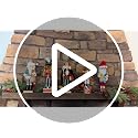 Joliyoou 14-Inch Wooden Nutcracker Santa in Hawaii Beach Summer Vacation - Unique Holiday Decor
