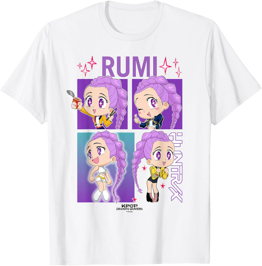 Rumi | Kpop Demon Hunters Officially Licensed T-Shirt - Stylish Design for Fans