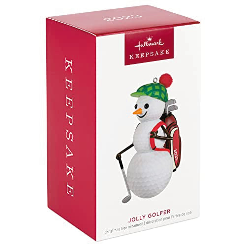 Hallmark Keepsake Christmas Ornament 2023 Jolly Golfer Snowman Gift
