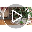 Haimimall 48 Inch Christmas Tree Skirt Welcome to Whoville Holiday Decor