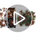 25PCS Artificial Pine Picks with Red Berries & Pinecones – Fake Pine Branches for Christmas Crafts