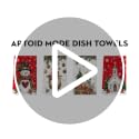 Snowman Christmas Kitchen Towels Set of 4 - 18x26 Inches, Absorbent & Decorative