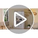 71" Kitchen Pantry Cabinet with Microwave Stand, Charging Station & LED Light