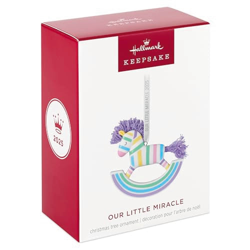 Hallmark Keepsake Christmas Ornament 2025, Our Little Miracle 2025, Porcelain, New Baby Gifts