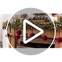Pinkunn 24 pcs Burgundy Velvet Christmas Ornaments 2.36 Inch - Elegant Holiday Decor Set