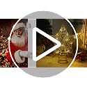 Gold Lighted Star Christmas Tree Topper with 20 Warm White LED Lights