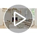 36 Inch Electric Fireplace Insert with Glass Doors and Crackling Sound