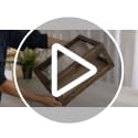 11x14 Deep Shadow Box Display Case with Glass Sides - 6.2 Inch Depth Wood