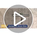 Docrok 10-Inch Stainless Steel Shower Squeegee with Hooks for Glass Doors