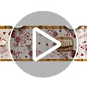 Artoid Mode Heart Branch Valentine Table Runner 13x72 Inch Home Decor