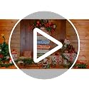 Capoda Christmas Wooden Hanging Sign Decorations - Red, Blue, Green, White - 6 Pack