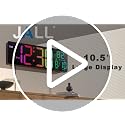 10.5-Inch Large Digital Alarm Clock with LED Display, Remote and Dual Alarm