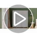71-Inch Wardrobe Closet with Mirror and Drawers, 6-Door Bedroom Armoire