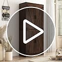 71" Tall Farmhouse Kitchen Pantry Cabinet with Adjustable Shelves