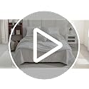 CozyTide Oversized King Quilt Set - 3-Piece Stone-Washed Cotton Bedspread