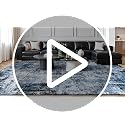 Washable 8x10 Area Rug, Non-Slip Low Pile Abstract Carpet for Living Room