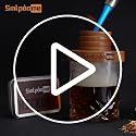 Smlpuame Cocktail Smoker Kit - Old Fashioned Whiskey Bourbon Drink Set with Natural Cherry Wood Chips & Smoke Infuser