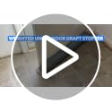 Weighted Door Draft Stopper - 30 Inch Triangular Under Door Gap Filler, Gray
