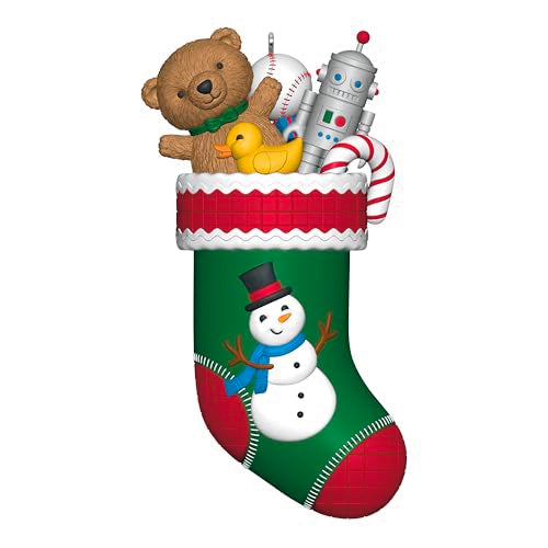 Stocking Stuffers Hallmark Keepsake Christmas Ornament 2026 Series, Snowman in Gift Box