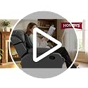 Extra Long Lumbar Support Pillow for Recliner Chair - Ergonomic Memory Foam Cushion