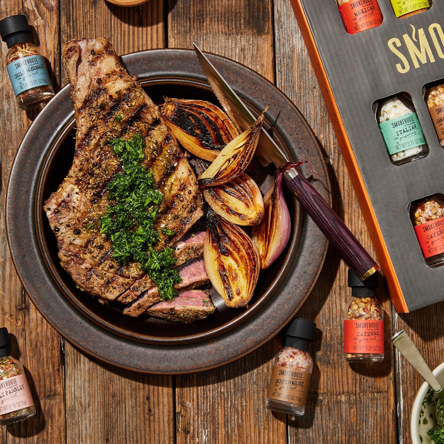 Smokehouse by Thoughtfully Ultimate Grilling Spice Set - 20 Flavorful Seasonings for Perfect BBQ