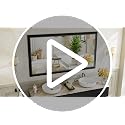 22x30 Inch Black Metal Framed Wall Mirror, Shatter-Proof Bathroom Vanity