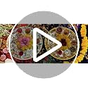 12-Inch Pooja Thali Set Gold and Silver Plated Ritual Puja Plate