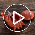 Ceramic Crab Ashtray with Lid - Windproof Desktop Organizer & Decor
