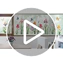 Colorful Birds Window Clings - Hummingbird & Parrot Decals