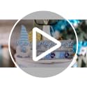 Yalikop 12-Piece Winter Tiered Tray Decor Set with Snowflake / Gnomes Style (Blue Gray) – Wood Signs