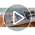 Adjustable Drawer Dividers 12 Pack Clear Plastic Expandable Separators