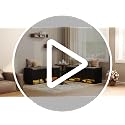 39-inch Fluted Shoe Storage Bench with Linen Seat, LED Light & Adjustable Shelf