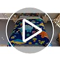 Cute Cartoon Dinosaur Bedding Set - Full Size Comforter with Pillowcases