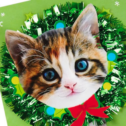 Hallmark Musical Christmas Card - Cats, O Christmas Tree Sound Greeting Card