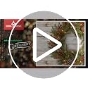 9ft Pre-Lit Christmas Garland with 50 Clear Lights, Pinecones & Berries