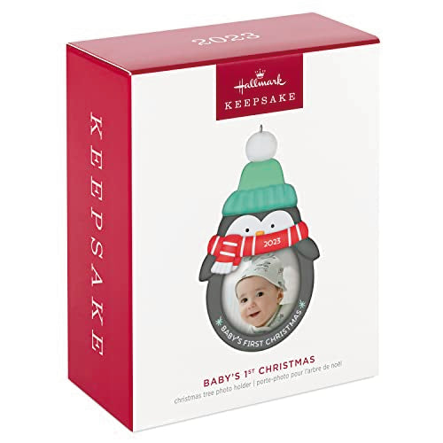 Hallmark Keepsake 2023 Baby's First Christmas Photo Frame Ornament – Baby's 1st Christmas