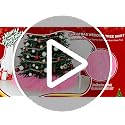 FIABC Christmas Wedding Tree Skirt,45 inch 4-Layer Fluffy Romantic