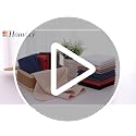 Homaxy 100% Cotton Waffle Weave Kitchen Dish Cloths 6-Pack, Dark Grey
